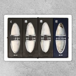 [제주수협] 프리미엄 갈치+고등어 혼합세트 1.65kg / 갈치400gx3미고등어150gx3팩+부직포포장