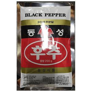 [XBK223K6_47]흑후추가루 동성 200g 후추분 업소용
