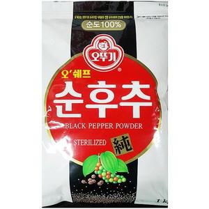 [XBH9KJ2O_47]순후추가루 오뚜기 1K X10 순후추 후추가루 가