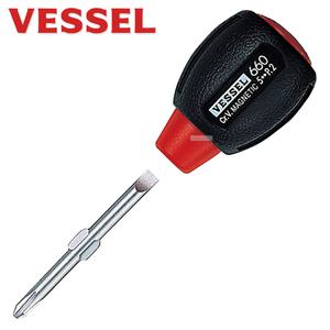 베셀 주먹 양용 드라이버 660 35mm / 일제 십자 일자
