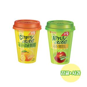 빙그레 쥬시쿨에이드 250ml 금귤감귤 10개+사과 10개/무배/컵음료