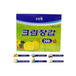 크린랩 크린장갑 위생장갑 비닐장갑 200매