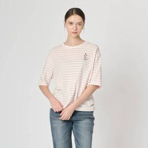 [BCBG] 스트라이프 세일링 티셔츠 B4F7X470