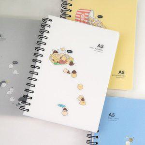 [쓰임앤끌림]몽알몽알 A5 PP 스프링 노트 5000