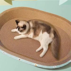고양이 타원형 특대형 스크래쳐 소파형 60cm 스크래처