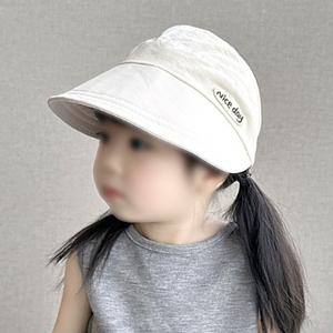 유아 아동 어린이 나이스데이버클썬캡 돌돌이 가림막 봄 여름 가을 자외선차단 챙모자 귀여운