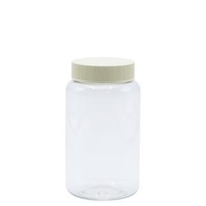500ml 투명 플라스틱 병 시약 샘플용기 마개 페트병