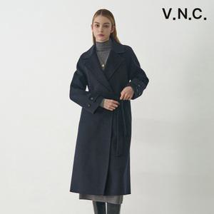 테일러드 칼라 벨티드 핸드메이드 코트(VABLCF1)