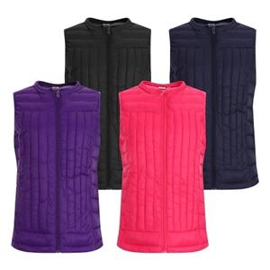 [샵앤] FW 여성 방한 노카라 경량 바람막이 집업 패딩 조끼 HS-WVS-20067