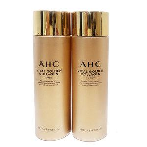 AHC 바이탈 골든 콜라겐 토너 140ml + 로션 140ml