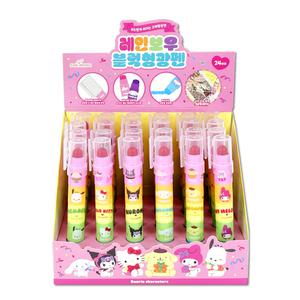 산리오 레인보우블럭 형광펜 24P(박스) / 학용품 신학기 필기구 다꾸 색연필 헬로키티 시나모롤