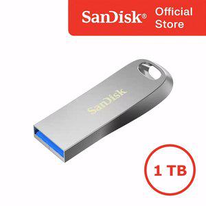 [샌디스크] 정품 Ultra Luxe 1TB 1테라 USB 3.2 Gen 1 슬림한디자인 대용량 외장메모리 SDCZ74