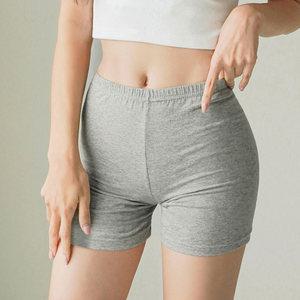 파란 여성용 데일리 면 스판 3부 속바지 3P