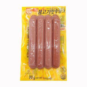 냉장 한성 매콤불고기맛후랑크 (소) 80g 1BOX(20입)
