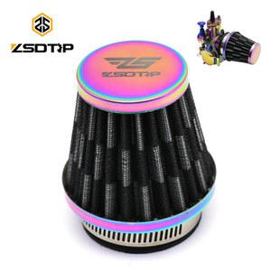 ZSDTRP 오토바이 컬러 에어 필터 흡입 파이프, ATV 더트 바이크용, 35mm, 38mm, 42mm, 45mm, 50mm, 55mm, 58mm, 50cc, 110cc, 125cc, 250cc