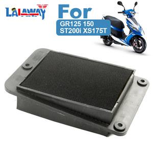 스쿠터 오토바이 스폰지 에어 필터 모터 자전거 흡입 클리너, SYM GR125 150 ST200i XS175T 용, 1