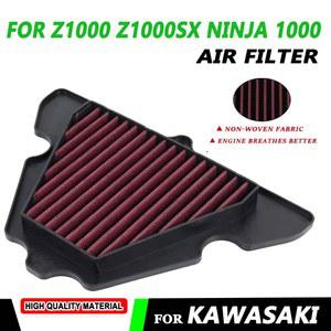 오토바이 에어 필터, 가와사키 Z1000 Z1000SX ZX1000 NINJA 1000 NINJA1000 KLZ1000 VERSYS 에어 엘리먼트 클리너 예비 부품