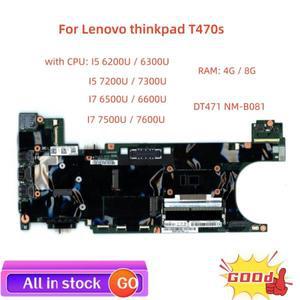 레노버 씽크패드 노트북용 NM-B081 마더 보드, DT471 마더 보드, CPU I5, I7, 6, 7 세대 RAM, 4G, 8G DDR4,