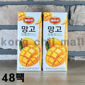 델몬트 드링크 망고 190ml 48팩