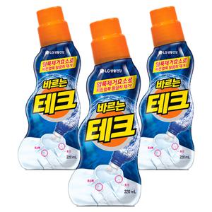 바르는 테크 얼룩제거제 220ml 3개 얼룩/제거/효소/찌든때/세척/솔타입/소매
