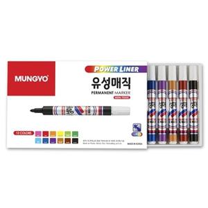문교 유성매직 12색 (W95C4D6)