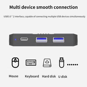 TISHRIC TF/SD 카드 리더기용 HDD 케이스 SATAUSB30/TYPEC 지지대 25 인치 다기능 하드 드라이브