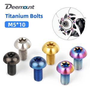 디스크 브레이크 고정 나사 TC4 티타늄 합금 CNC 자전거 로터 고정 볼트, T25 Torx 헤드, MTB 액세서리, M5