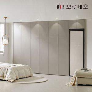 E0 스타일러 무몰딩 붙박이장 360cm 12자