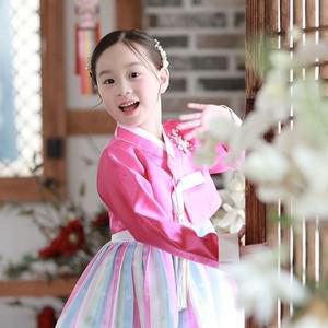 [보리보리/한설한복]한설한복1819S 무지개를 닮은 파스텔 컬러가 우리아이 돋보이는 여아한복