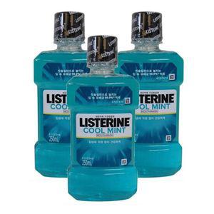 리스테린 쿨민트 마우스워시 250ml X 3개