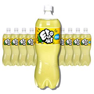 탑씨 파인애플 1.5리터 12개 탄산 과즙음료수