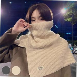 [BZJL4F0F_4C]캐시미어 숄 토시 옆트임 워머 하이 목 철