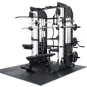 스미스머신 6822SM 풀세트 가정용 홈짐 헬스기구 멀티랙 파워랙 듀얼풀리 120kg 블럭 포함