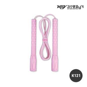 김수열 줄넘기(핑크) 성인용 복싱 와이어 유산소운동