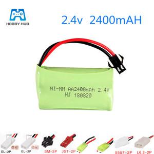 2.4 V 2400 mAh AA 충전식 배터리 원격 제어 완구 전기 장난감 도구 조명 v mah nimh rc