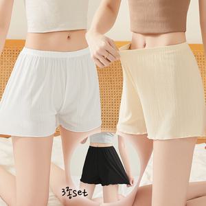 [3개세트] 부드러운 여성 이너 반바지 속바지 홈웨어