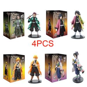 16cm 최신 애니메이션 악마 슬레이어 키메쓰 노 야이바 피규어 카마도 네즈코 액션 PVC 모델 완구 컬렉션 인형 선물 4 피스