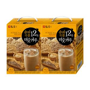 담터 슈퍼곡물 12곡 미숫가루 80T (40T 2개)