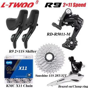 자전거변속기 호환 자전거기어 레버 수리 부품 LTWOO 자전거 드레일러 그룹 세트 R9 2X11 스피드 11V 시프