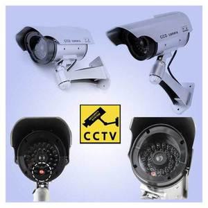 [기타]태양광충전식 CCTV 돌출형 가짜CCTV 모형 감시카메라 시시티비 모형cctv