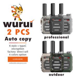 Wurui G63 라디오 워키토키 워키 스캐너 미니 양방향 햄 통신 전문 아마추어 ptt uhf 사냥 2
