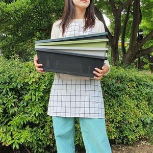 옥상텃밭 플라스틱 직사각형화분 빈화분 대형