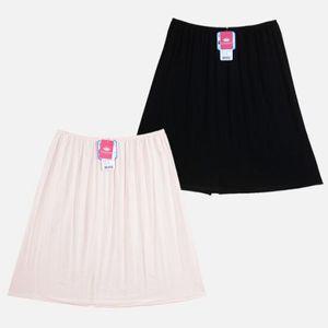 편안한 착용감 부드럽고 쾌적한 인견 옆트임 속치마
