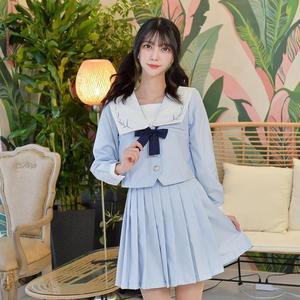 [BZHKL5K6_51]교복몰 리프 스카이 일본여고생 세라복 긴팔