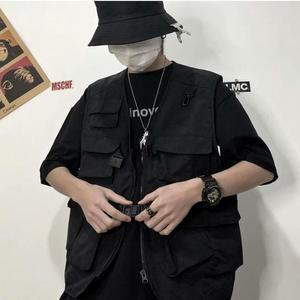 [BZI08MJ4_51]남자 패션 카고 조끼 포켓 낚시 등산 쪼끼