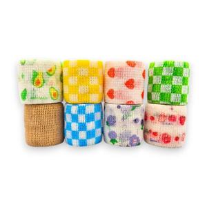 스포츠 자가 접착 테이프 소형 5cm/테이핑/근육/면/손가락/밴드/볼링/엄지/무릎/약지/점착/태이프/운동