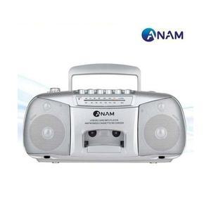 아남 포터블 카세트 PA-711 테이프/usb 재생 라디오