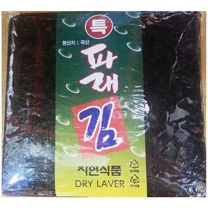 [기타]100매 국산 완도 파래 김 한진 식당 업소용 식당용