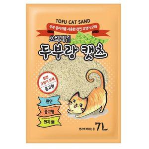 두부랑캣츠 이코노미 7L 오리지널 배변 패드 강아지 판 판논슬립 마킹 아크릴 화장실 가림막 매트