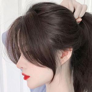 [BZFI7420_51JB]C컬 똑딱이 부분가발 5p 앞머리 헤어피스